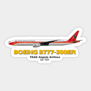 Boeing B777-300ER - TAAG Angola Airlines Sticker